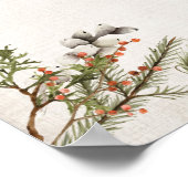 Poster Baby shower de Noël (Coin)