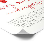 Poster Baby shower de Noël Late Night Diapers Jeu (Coin)