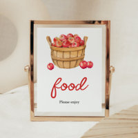 Baby shower de panier de pomme d'automne