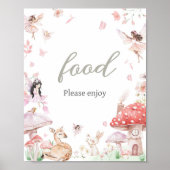 Poster Baby shower de petite fée Whimsical (Devant)