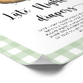 Poster Baby shower de pomme de terre - Late night couches (Coin)