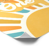 Poster Baby shower De Soleil Ici Le Fils Favore (Coin)