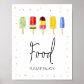 Poster Baby shower de volaille (Devant)