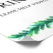 Poster Baby shower des boissons de Noël (Coin)