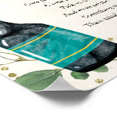 Poster Baby shower des plongeurs de nuit (Coin)