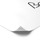 Poster Baby shower d'été Lemon Tree Bienvenue (Coin)