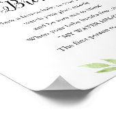 Poster BABY SHOWER DEVON My Water Broke Jeu SIGNE (Coin)