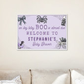 Poster Baby shower d'Halloween Little Boo Itsy Bitsy Spid