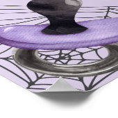 Poster Baby shower d'Halloween Little Boo Itsy Bitsy Spid (Coin)