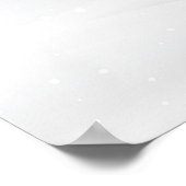 Poster Baby shower d'hiver de Penguin (Coin)