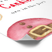 Poster Baby shower d'hiver Devinez combien de bonbons jeu (Coin)