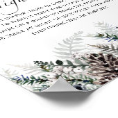 Poster Baby shower d'hiver Late nuit couches jeu (Coin)