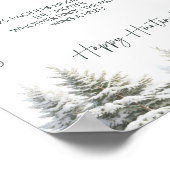 Poster Baby shower D'Hiver Le Jeu De Chasse Pacifique (Coin)