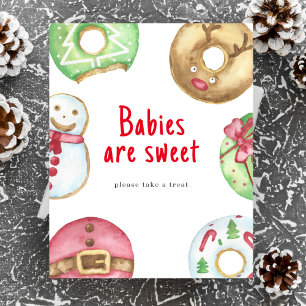 Poster Baby shower d'hiver - Les bébés sont doux