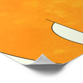 Poster Baby shower Dinosaur en caricature (Coin)