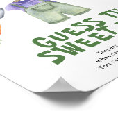 Poster baby shower du marché agricole - désordre doux (Coin)