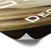 Poster Baby Shower Élégant Tournesol (Coin)