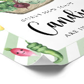 Poster baby shower fait localement - devinez combien de b (Coin)