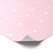 Poster Baby Shower Fille Éléphant Mignon (Coin)