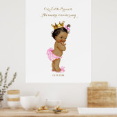 Poster Baby shower fille, rose blanc, élégant,32x41,6 300 (Cuisine)