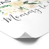 Poster Baby shower Fleurs L'Âge De Maman Jeu (Coin)