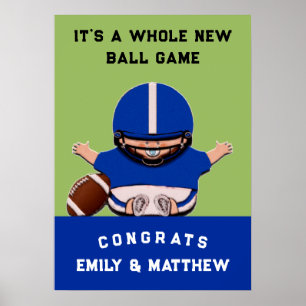 Poster Baby shower garçon