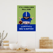 Poster Baby shower garçon (Cuisine)