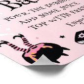 Poster Baby shower Halloween rose Momosa Bar (Coin)