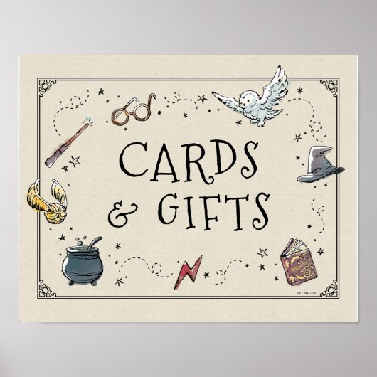 Poster Baby shower HARRY POTTER™ (Devant)