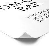 Poster Baby shower Lemon Momosa bar (Coin)