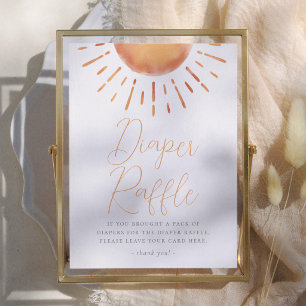 Poster Baby-Shower Little Ray of Sunshine Bébé Cadeau de
