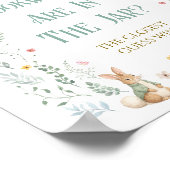 Poster Baby Shower Livre d'Histoires Devinez Combien de V (Coin)