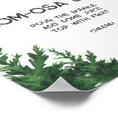 Poster Baby shower Maman bar Wolf  (Coin)