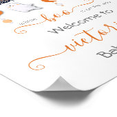 Poster Baby Shower Mobile Fantôme Halloween (Coin)