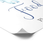 Poster Baby shower Nautical Ahoy (Coin)