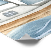 Poster Baby shower Nautical Ocean Boy (Coin)