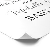 Poster Baby shower neutre pour les éléphants (Coin)