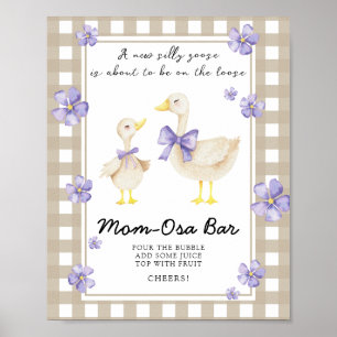 Poster Baby shower oie - Bar Momosa