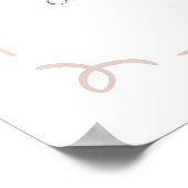 Poster Baby shower Open House de l'automne (Coin)