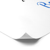 Poster Baby shower Peter Rabbit Bienvenue (Coin)