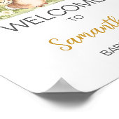 Poster Baby shower Peter Rabbit Bienvenue (Coin)