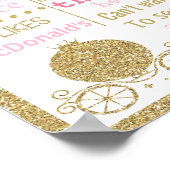 Poster Baby shower Princess (Coin)