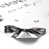 Poster Baby shower rose d'Halloween Devine combien de Cit (Coin)