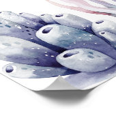 Poster Baby shower Sea Life Bienvenue (Coin)