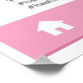 Poster Baby shower Selfie Cadre Personnalisé Globos Aéros (Coin)