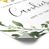 Poster Baby shower Sleepy Sloth Devine Combien de bonbons (Coin)