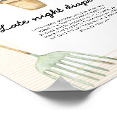 Poster Baby shower Sprout - Late night couches jeu (Coin)