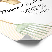 Poster Baby shower Sprout - Momosa bar (Coin)