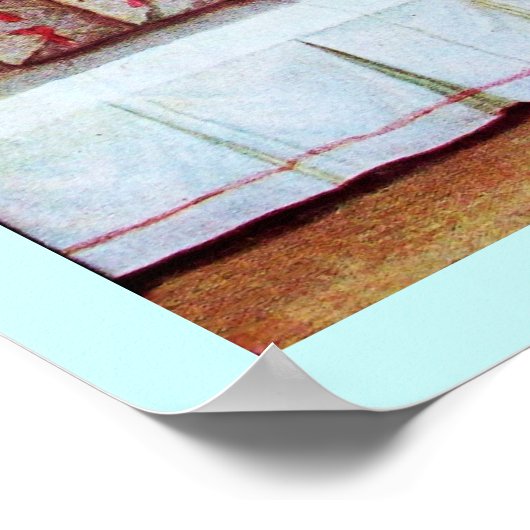 POSTER BABY SHOWER STORK 3 (Coin)