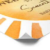 Poster Baby shower Sunshine (Coin)